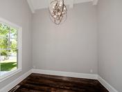Vaulted Study in The Ashford built by Waterford Homes in Brookhaven